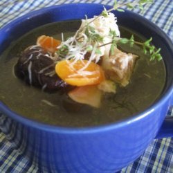 Tasty Turkey and Mushroom Soup recipe