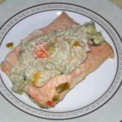 Lemon-Pepper and Vegetable Salmon recipe
