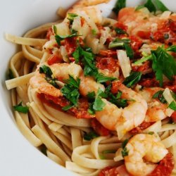 Garlic Shrimp Linguine recipe