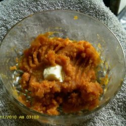 Orange Ginger Kumara Salad (Sweet Potato) recipe