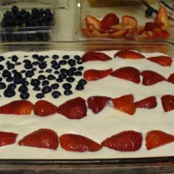 Quick'n'easy U.s. Flag Gelatin Dessert recipe