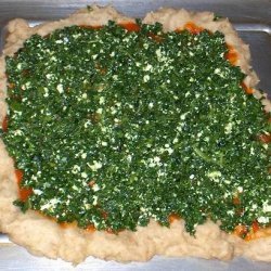 Spinach Feta Pizza II recipe