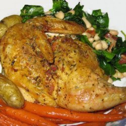 Bacon Herb Roasted Chicken recipe
