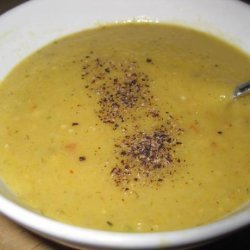 Lowfat Acorn Squash Soup With Roasted Garlic recipe