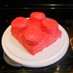 Red Lego Cake recipe