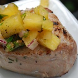 Yellowfin Tuna With Fresh Pineapple Salsa recipe