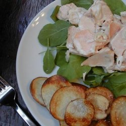 Warm Salmon Salad With Crispy Potatoes recipe