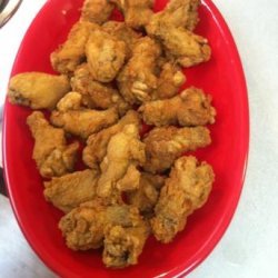 Easy Spicy Fried Buffalo Style Chicken Wings recipe