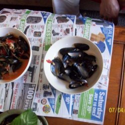 Mussels in Tomatoe Sauce recipe
