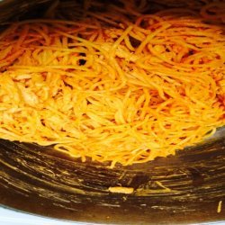Spaghetti Con Pollo (Chicken) recipe