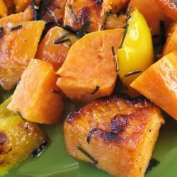 Grilled Sweet Potato and Pepper Packets recipe