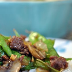 Asian Beef With Snow Peas recipe