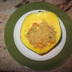 Veggie and Quinoa Stuffed Acorn Squash recipe