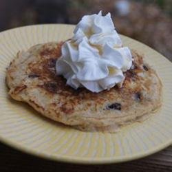 Overnight Raisin Oatmeal Pancakes recipe