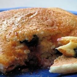 Blueberry Cornmeal Pancakes recipe