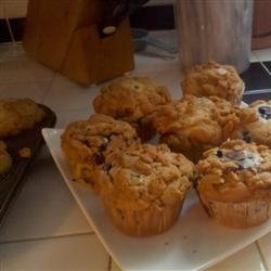 Blueberry Crumb Muffins recipe