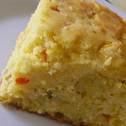 Basil, Roasted Peppers and Monterey Jack Cornbread recipe