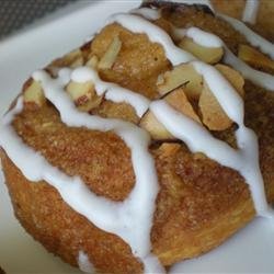 Almond Crescent Buns recipe