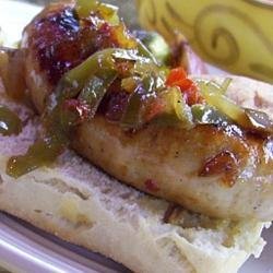 Sausage, Pepper, and Onion Sandwiches recipe