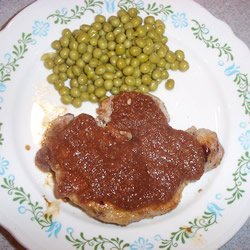 Pork Chops with Pear Sauce recipe
