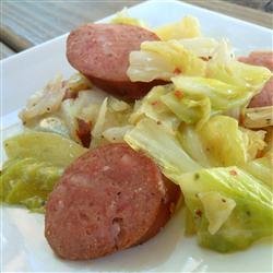 Polish Link Sausage and Cabbage recipe