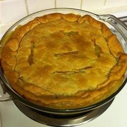 Grandma's Leftover Turkey Pot Pie recipe