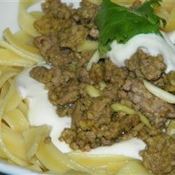 Middle Eastern Pasta With Yogurt and Pine Nuts recipe
