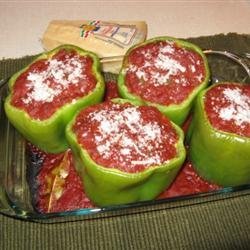 Stuffed Peppers with Creole Sauce recipe