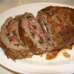 Da Beef Lover's Half Time Stuffed Meatloaf recipe