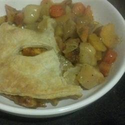 Curry Root Vegetable Pot Pie recipe