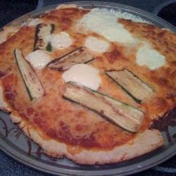 Mascarpone Zucchini Pizza recipe