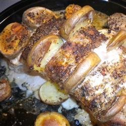 Potato and Pork Bake recipe