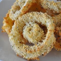 Sweet Baked Onion Rings recipe
