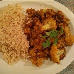 Cauliflower and Potato Stir-Fry - East Indian Recipe recipe