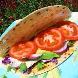 Tortilla Filled with Lunchmeat recipe