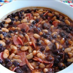 Black and White Barbecued Beans recipe