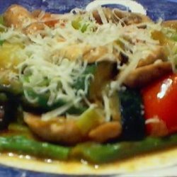 Asparagus and Zucchini Sauté recipe