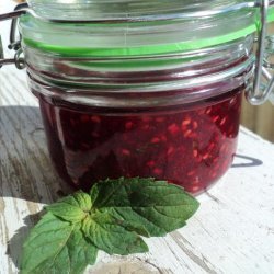 Nif's Quick Raspberry Mint Jam recipe