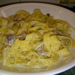 Bacon & Cabbage Pappardelle recipe