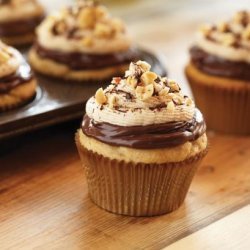 Chocolate Hazelnut and Peanut Butter Cupcakes recipe