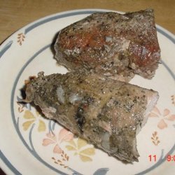 Hickory Smoked Pork Butts recipe