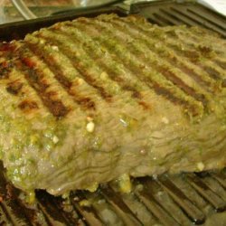 Grilled Flank Steak With Pebre recipe