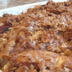 Apple-Blueberry Crisp With Oatmeal Topping recipe
