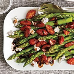Asparagus With Balsamic Tomatoes recipe