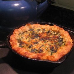 Vidalia Onion, Kale, and Swiss Tart recipe