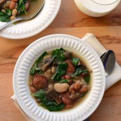 Spinach Sausage Soup recipe