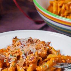 Penne Pasta With Peppers recipe