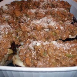 Vegetarian Italian Stuffed Roasted Eggplant recipe