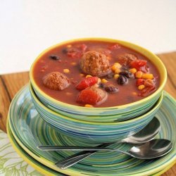 Mexican Meatball Soup recipe
