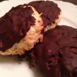 Chocolate Covered Coconut Cake Mix Cookies (Mounds Cookies) recipe
